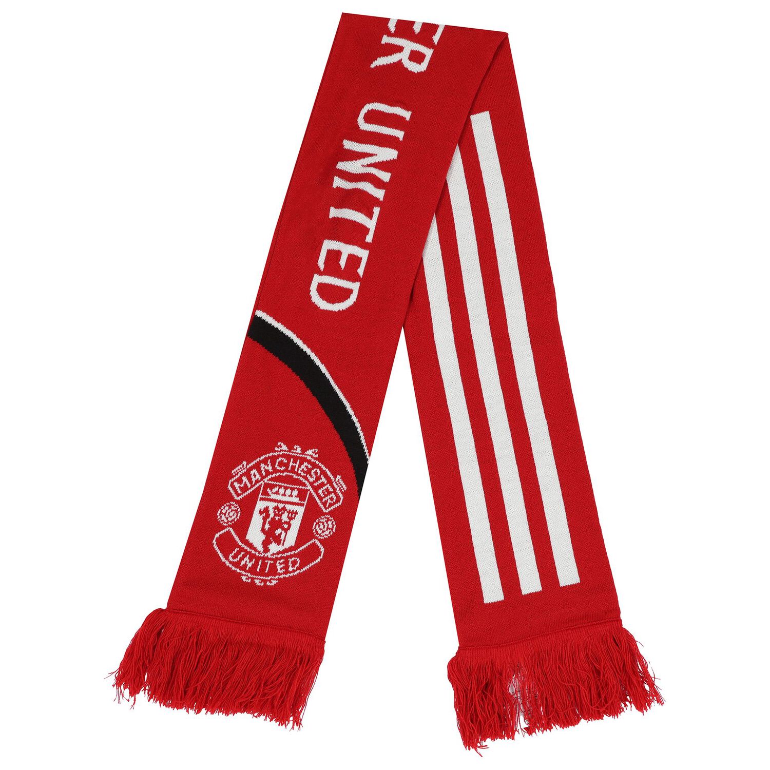 Red Manchester Logo Scarf, 1, hi-res