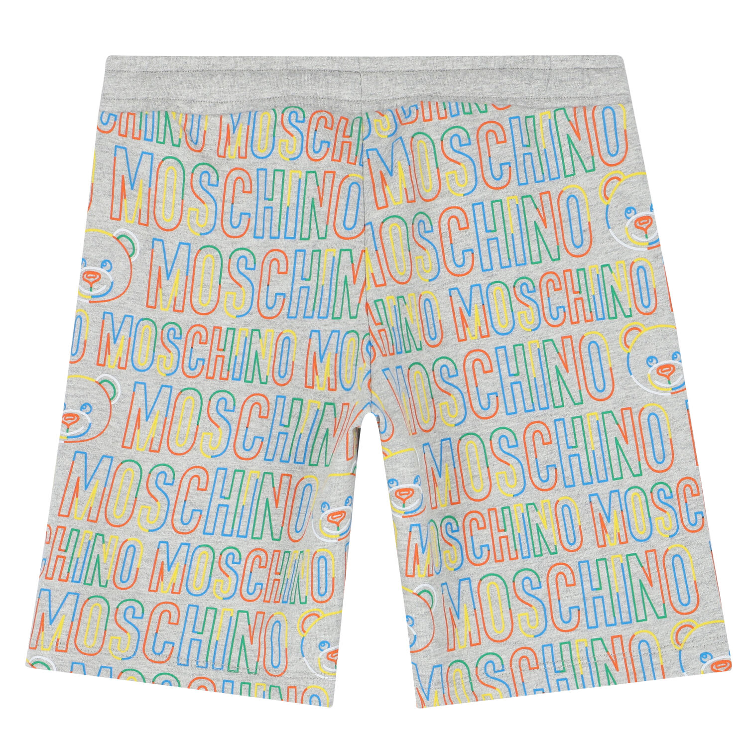 Boys Grey Logo Shorts, 1, hi-res