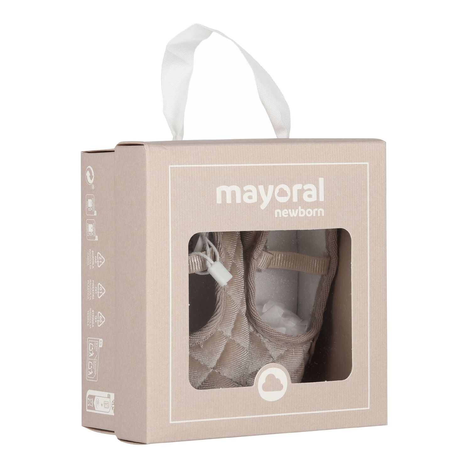 Baby Girls Beige Velvet Pre Walker Shoes, 2, hi-res image number null