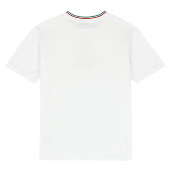 Boys White Logo T-Shirt