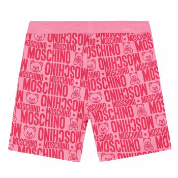 Pink Logo Shorts