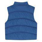 Younger Boys White, Blue & Beige Racing Car Tracksuit Set ( 3 Piece ) , 1, hi-res