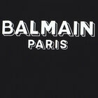 فستان تيشيرت بالشعار باللون الأسود, 1, hi-res