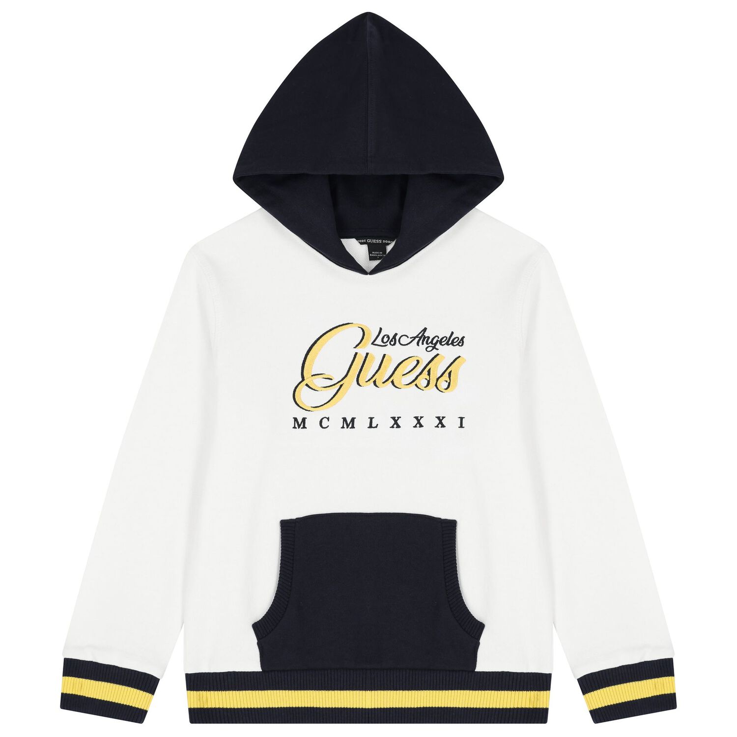 بدلة رياضية أولاد بالشعار باللون الكحلي  والأبيض, 1, hi-res image number null