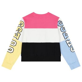 Girls Multi-Coloured Logo Sweatshirt