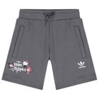 White & Grey Hello Kitty Shorts Set, 1, hi-res