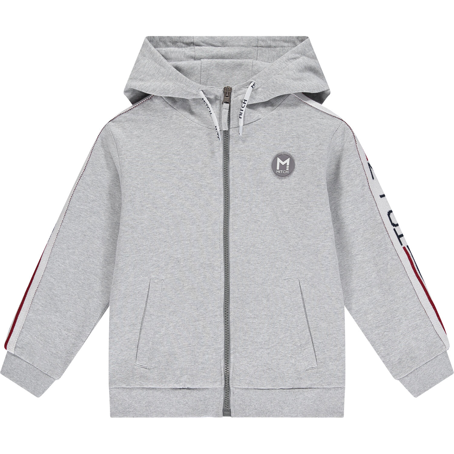 Boys Grey Logo Tracksuit, 1, hi-res