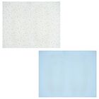 مناديل موسلين للأطفال الصغار باللونين الأبيض والأزرق برسومات حيوانات بحرية (عبوة من قطعتين), 1, hi-res