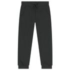 بدلة رياضية رمادية بشعار للأولاد, 4, hi-res