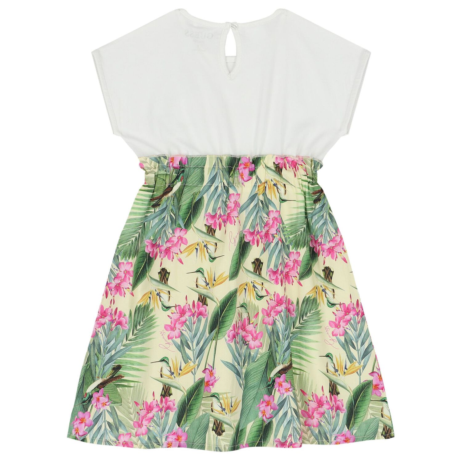 Girls Tropical Print Dress, 1, hi-res image number null