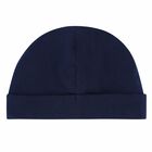 Baby Boys Navy Logo Hat, 2, hi-res