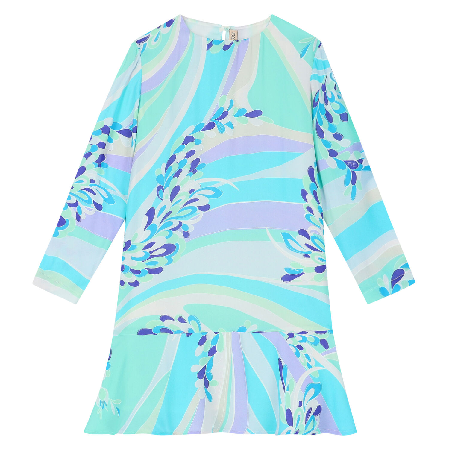 Girls Multi-Colored Printed Dress, 1, hi-res