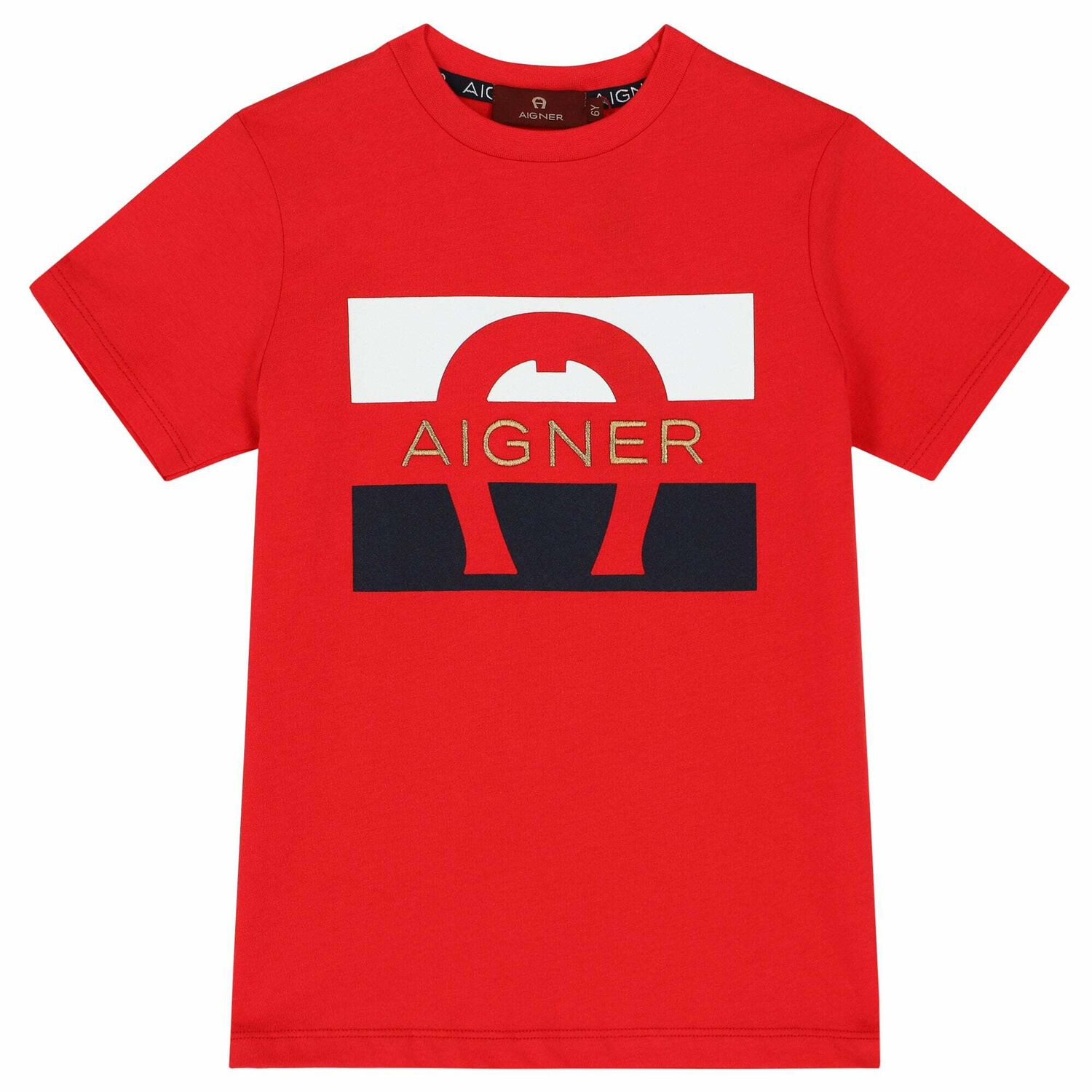 Boys Red Logo T-Shirt, 2, hi-res image number null