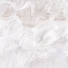 Baby Girls White Lace Socks , 4, hi-res