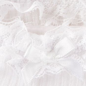 Baby Girls White Lace Socks 