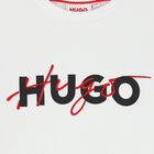 سويت شيرت أولاد بالشعار باللون الأبيض, 1, hi-res