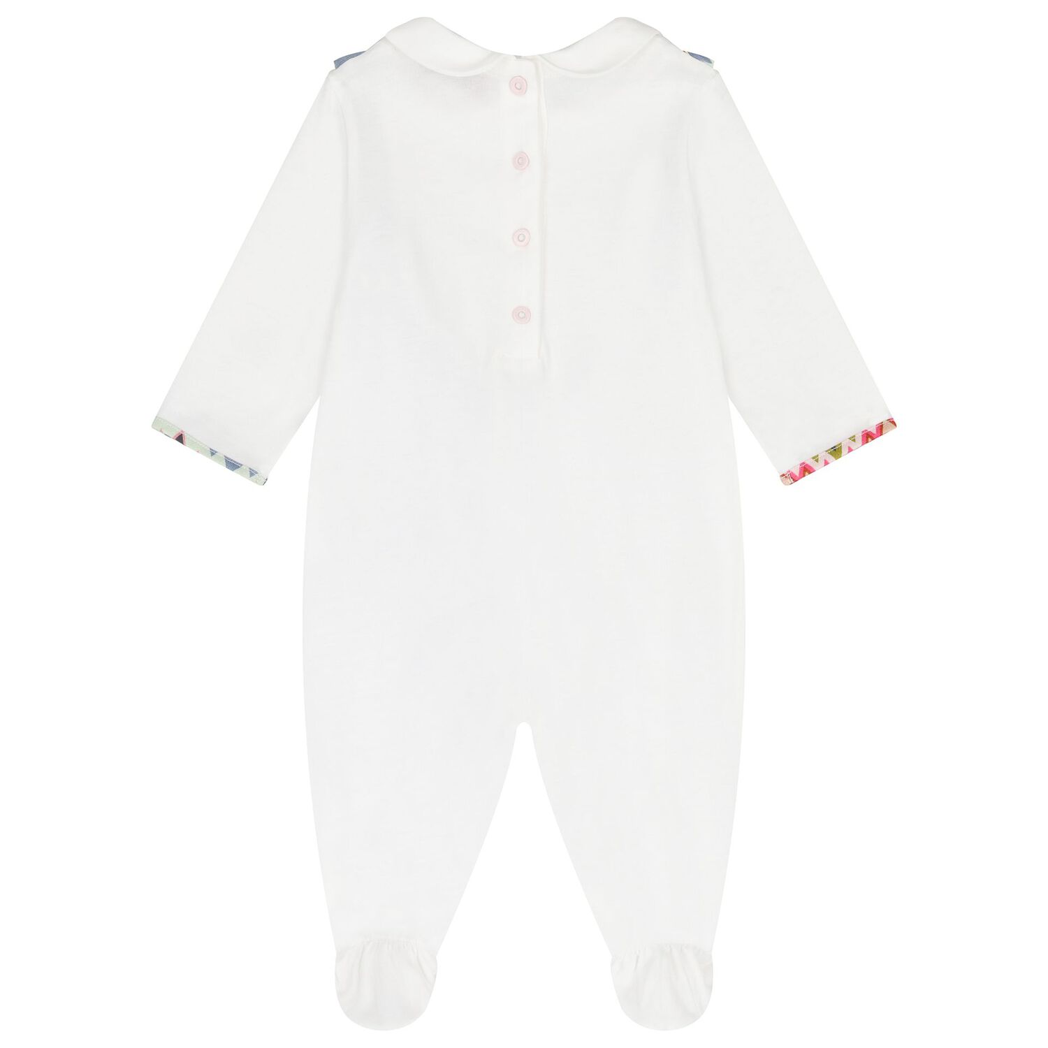 Baby Girls White Logo Babygrow Gift Set, 1, hi-res