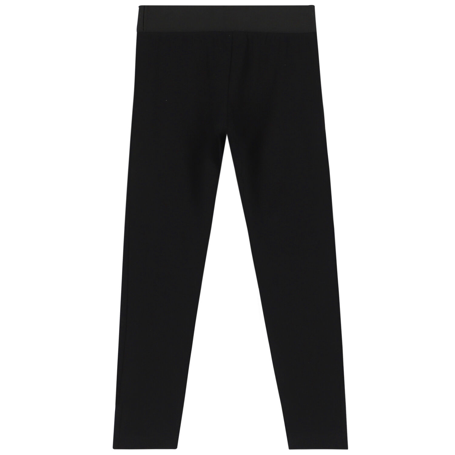 Girls Black Logo Leggings, 1, hi-res image number null