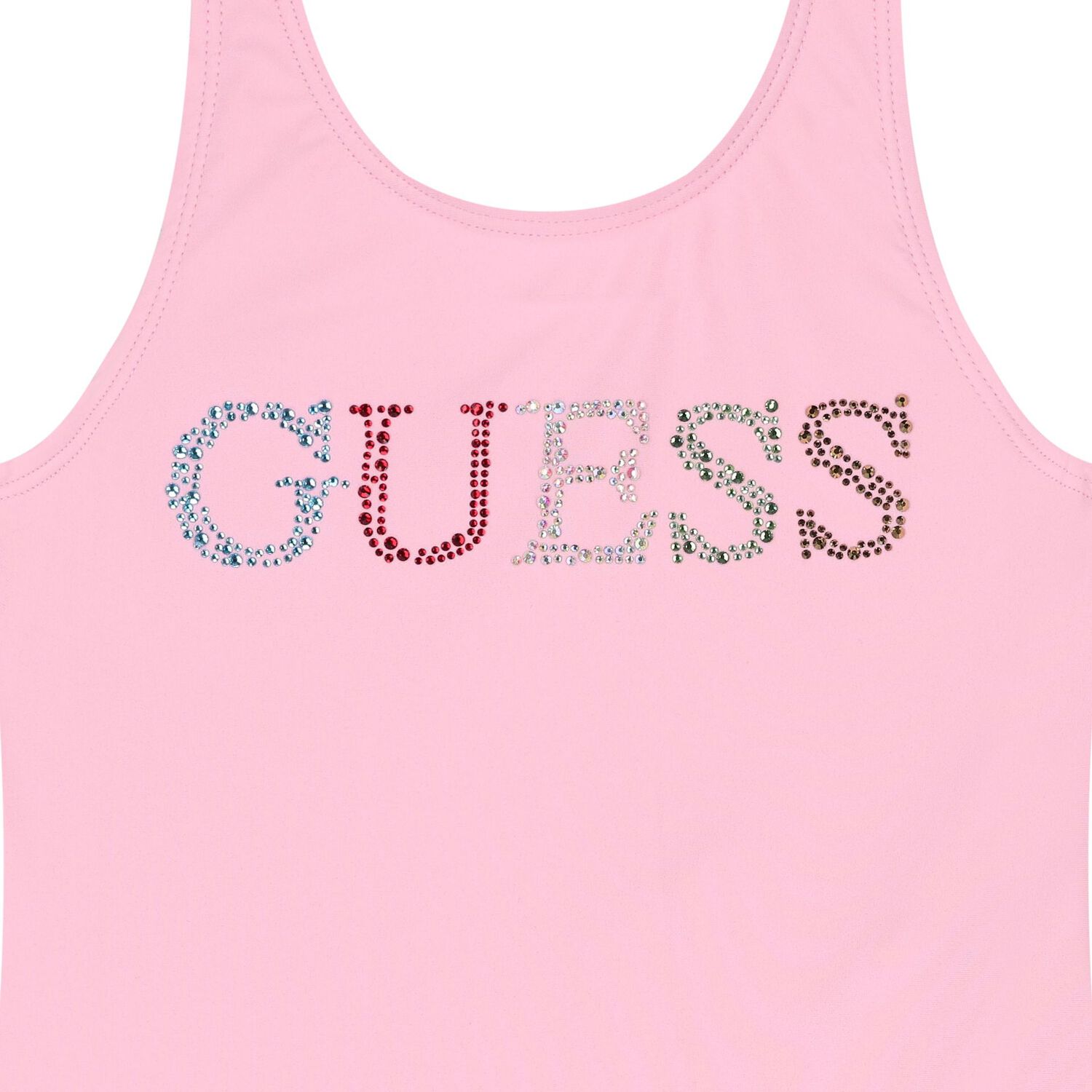 Girls Pink Logo Swimsuit, 1, hi-res image number null