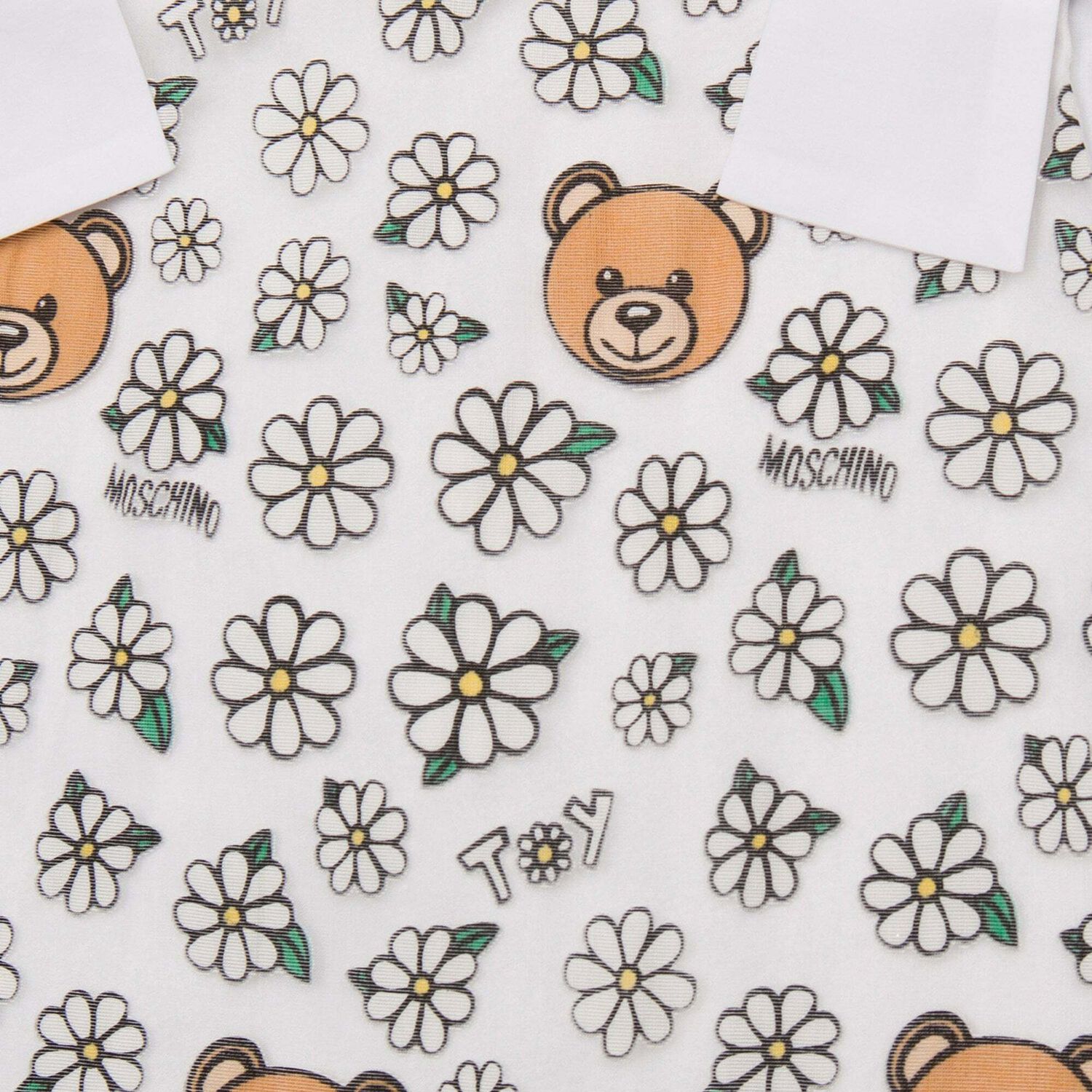 فستان تيدى اورجنزا باللون الابيض, 1, hi-res