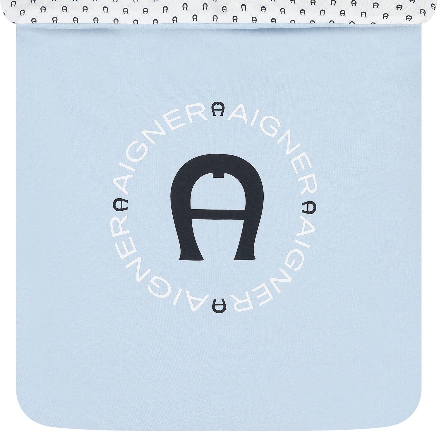 عش أطفال بشعار باللون   أزرق وأبيض, 2, hi-res