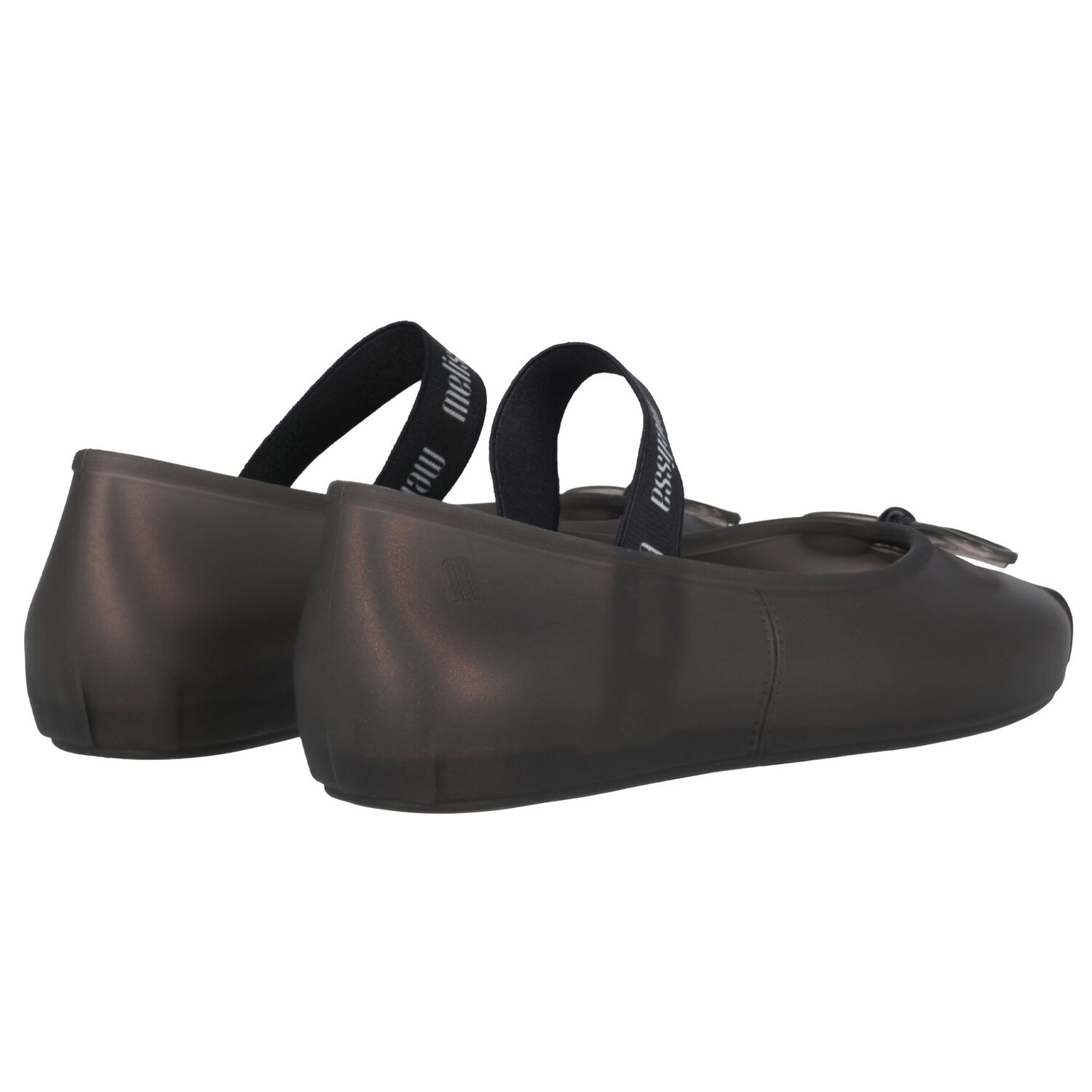 Girls Black Bow Jelly Shoes, 1, hi-res image number null