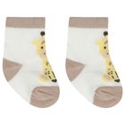 جوارب أولاد باللون الاصفر والابيض  ( 4 قطع), 2, hi-res
