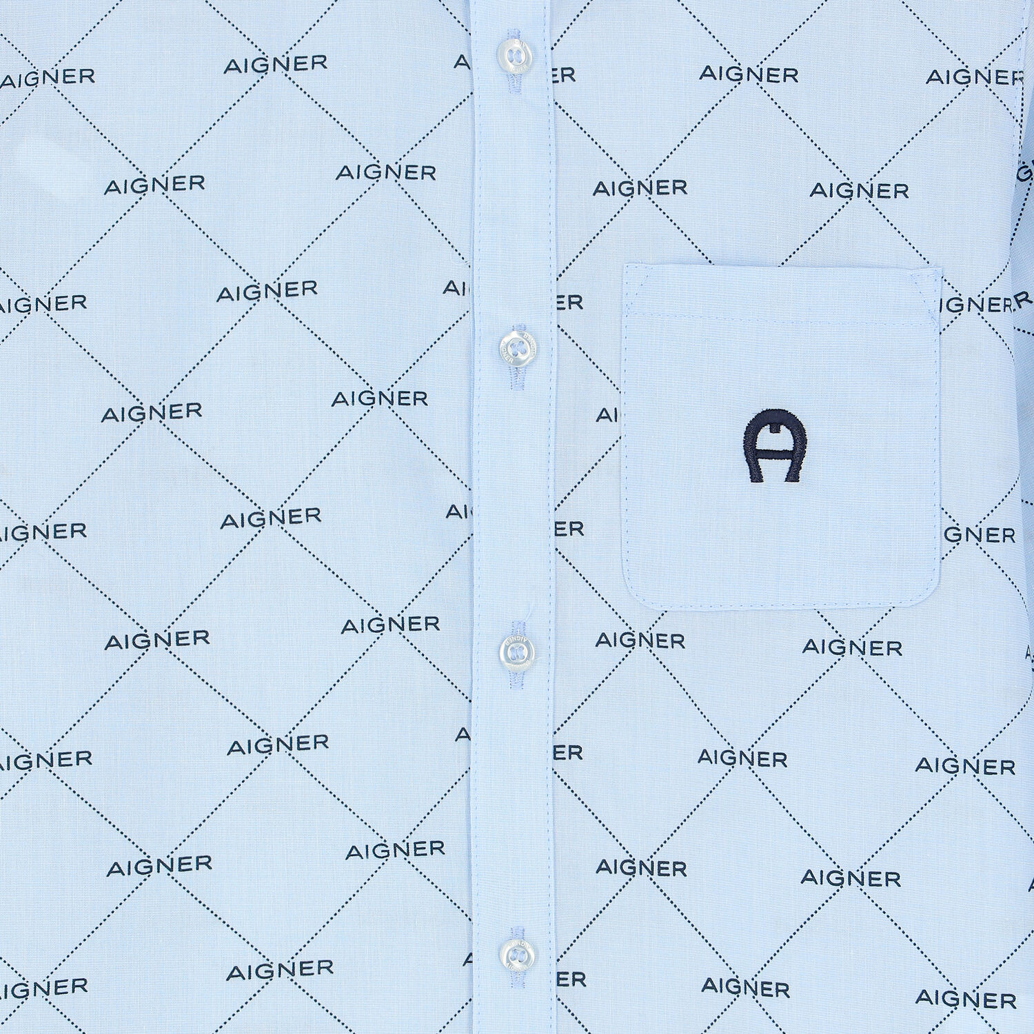 قميص بالشعار باللون الأزرق للأولاد, 1, hi-res image number null