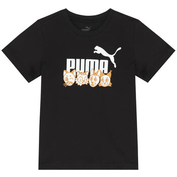 Boys Black Logo T-Shirt
