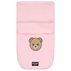 Baby Girls Pink Teddy Bear Logo Baby Nest, 3, hi-res