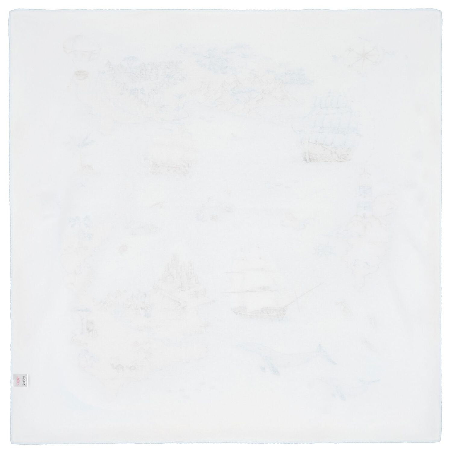 Baby Boys Blue & Ivory Blanket Set, 1, hi-res image number null
