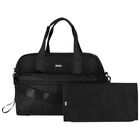 Black Logo Baby Changing Bag, 1, hi-res