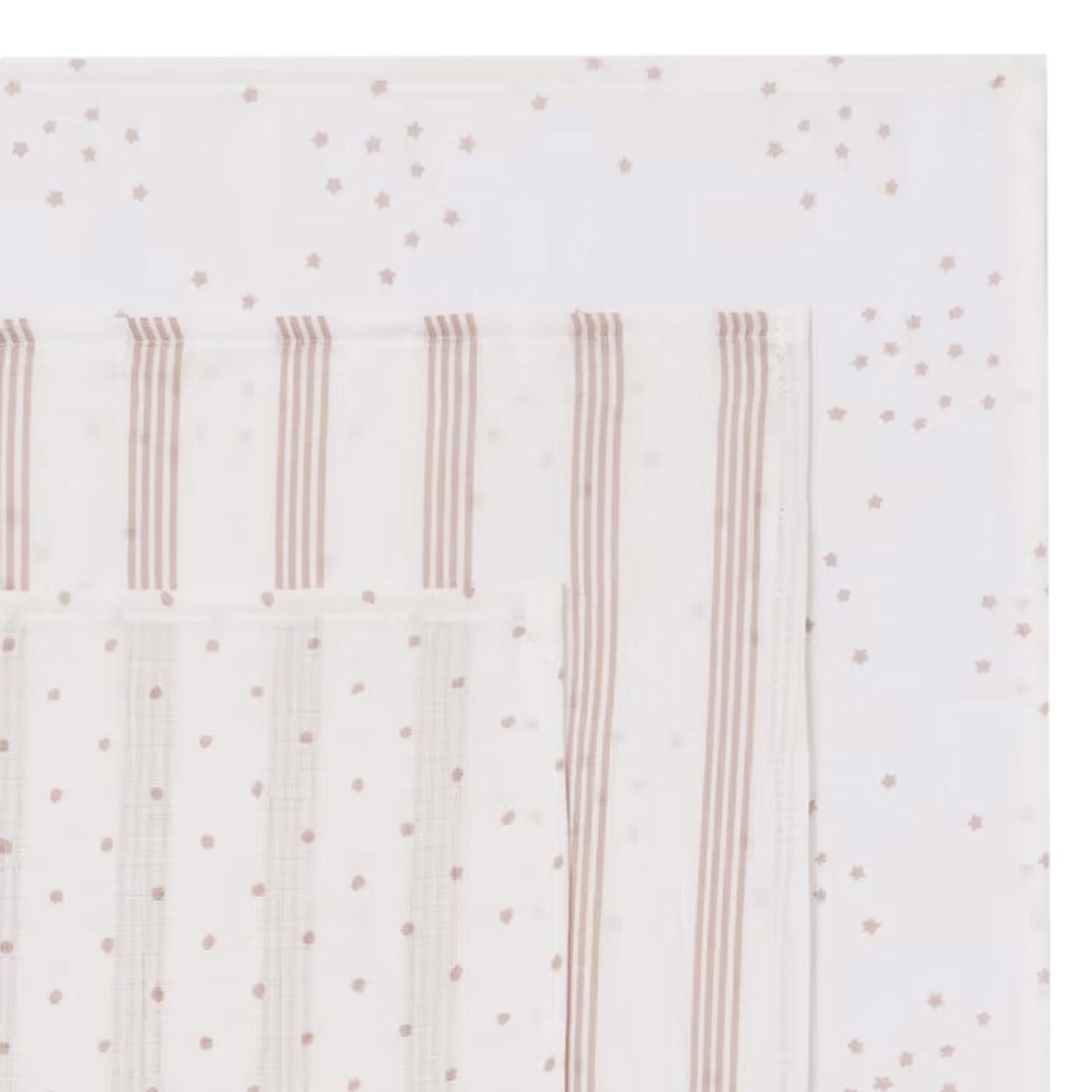 White & Beige Baby Muslins (3-Pack), 1, hi-res image number null