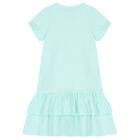 فستان بالشعار باللون الأزرق, 3, hi-res