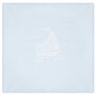 Baby Boys Blue & Ivory Blanket, 1, hi-res