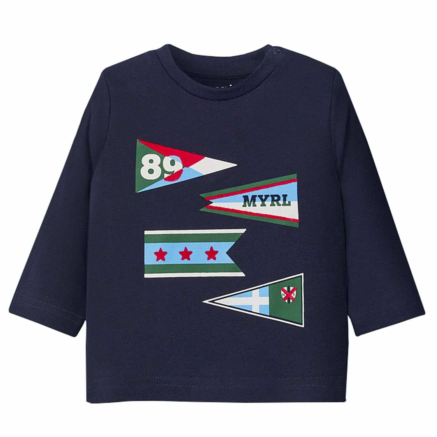 Younger Boys Navy Blue Top, 1, hi-res image number null