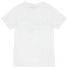 Boys White Logo T-Shirt, 1, hi-res