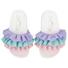 سلايدر بنات باللون الابيض و الوردي , 1, hi-res