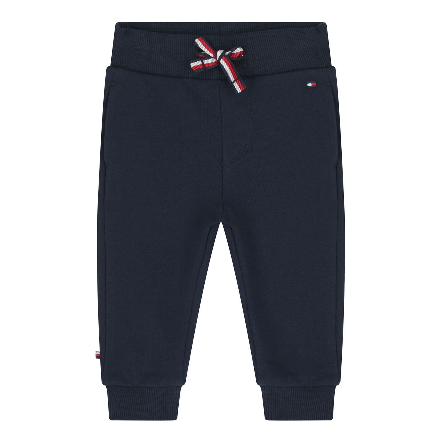 Baby Boys Navy Blue Joggers, 1, hi-res