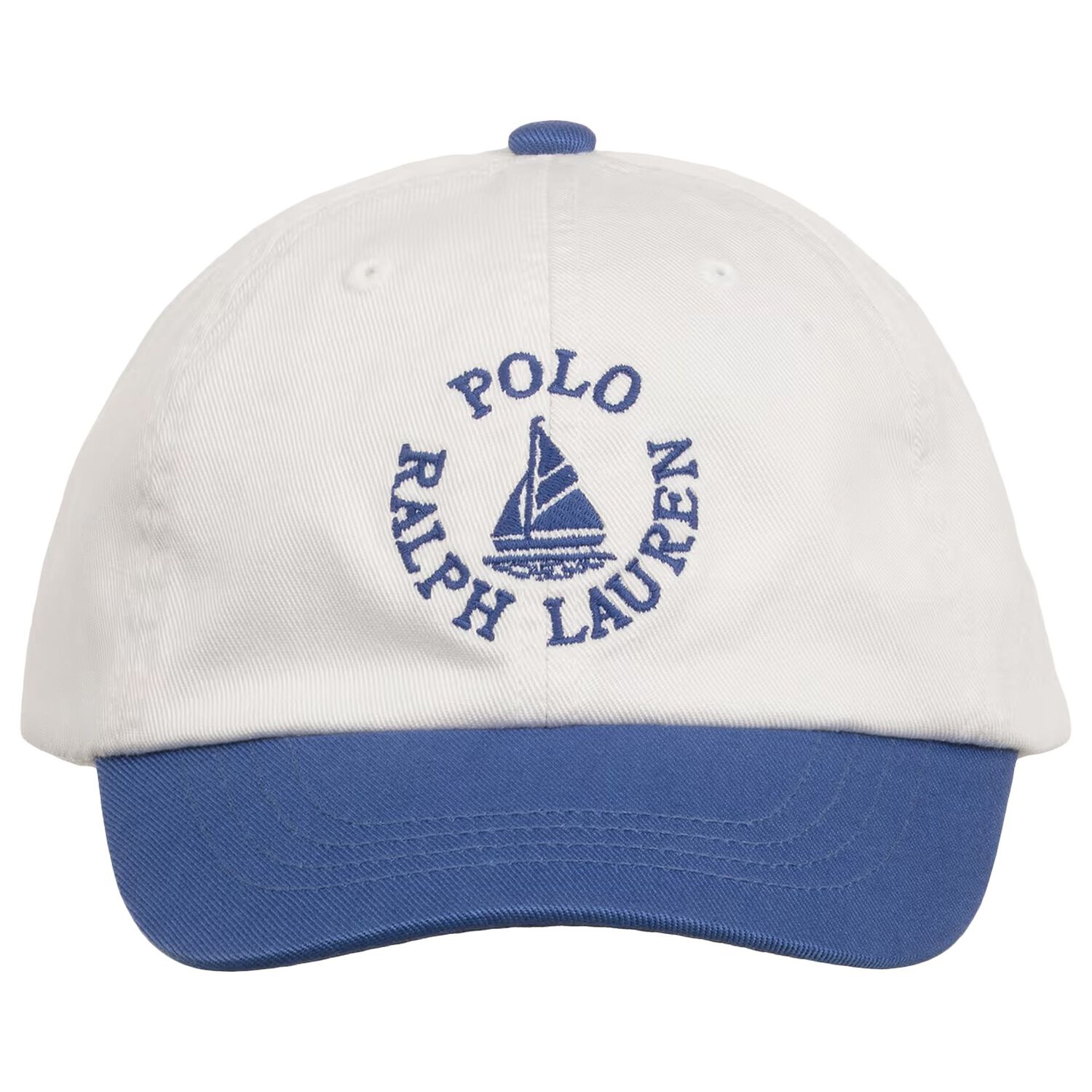 Boys White & Blue Logo Cap, 1, hi-res