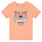Girls Coral Tiger T-Shirt, 1, hi-res