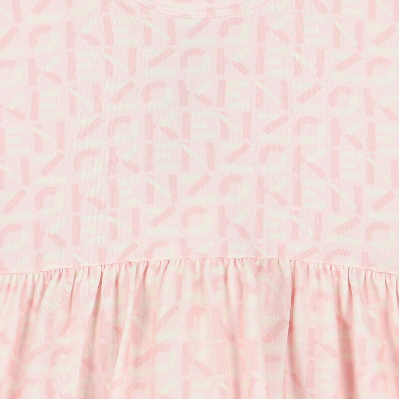 Younger Girls Pink Logo Dress, 1, hi-res image number null