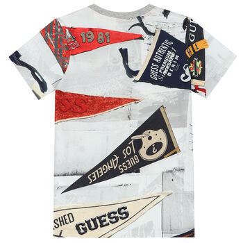 Boys White Logo T-Shirt