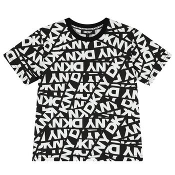 DKNY Black & White Logo T-Shirt, 1 Black & White Logo T-Shirt