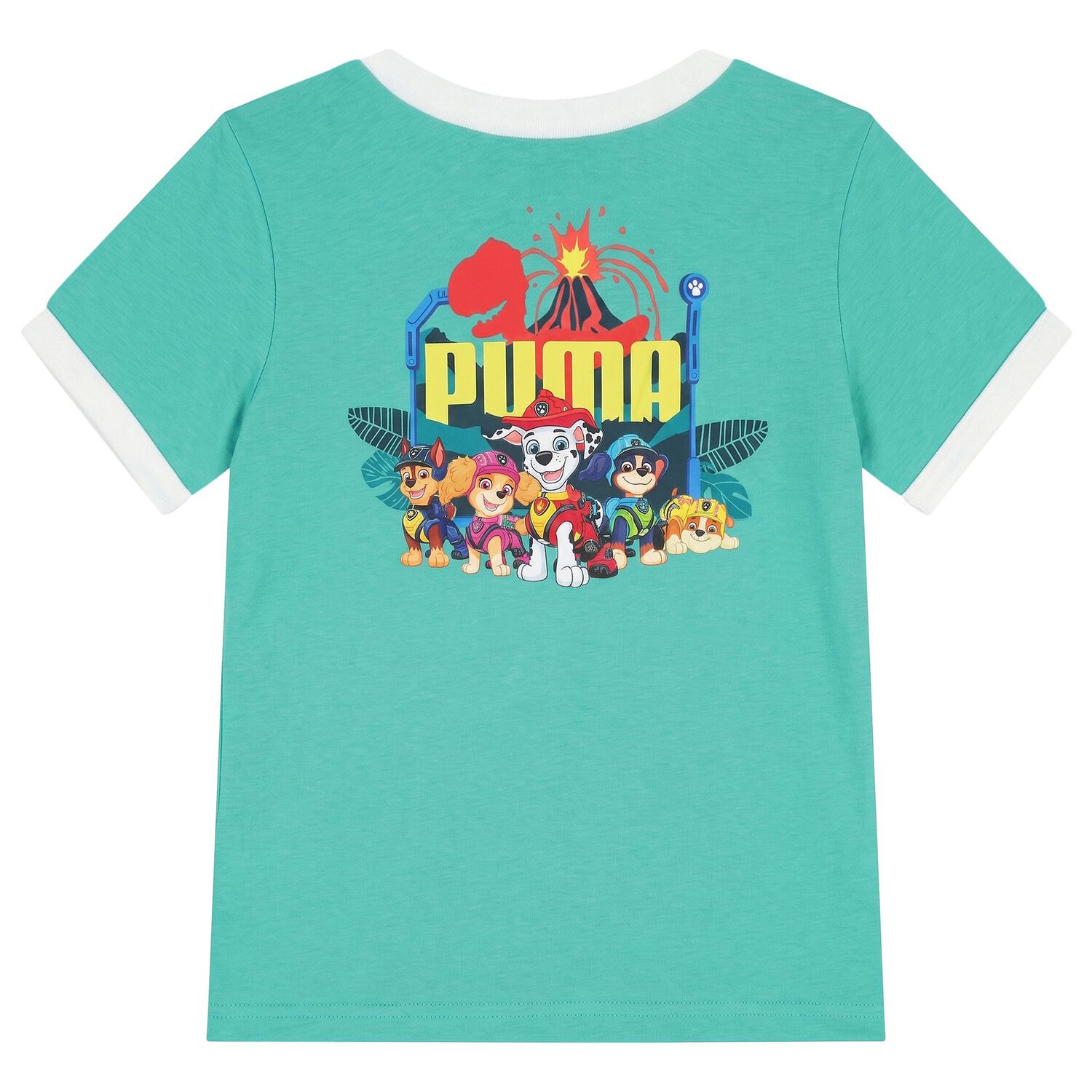 Boys Green & White Logo Paw Patrol T-Shirt, 3, hi-res