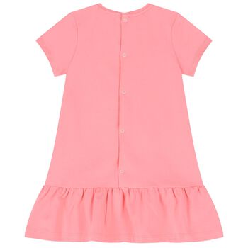 Younger Girls Pink Logo Bag Dress