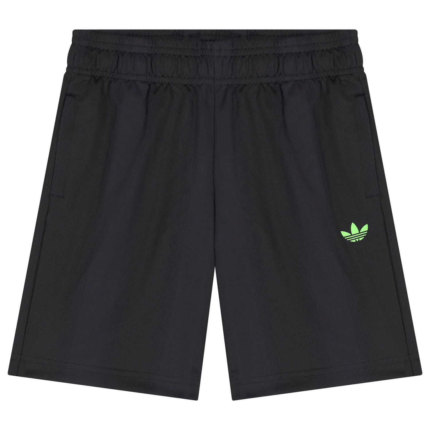 Black & Green Logo Shorts Set, 1, hi-res