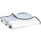 White & Navy Logo Blanket , 1, hi-res