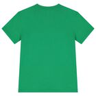 Boys Green Logo T-Shirt, 1, hi-res