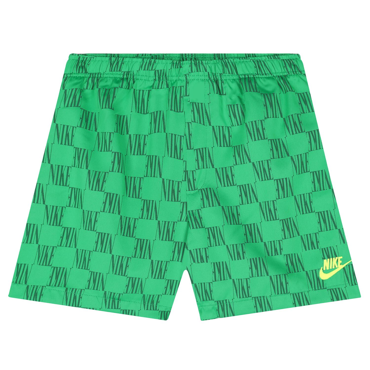 شورت بشعار أخضر للأولاد, 1, hi-res